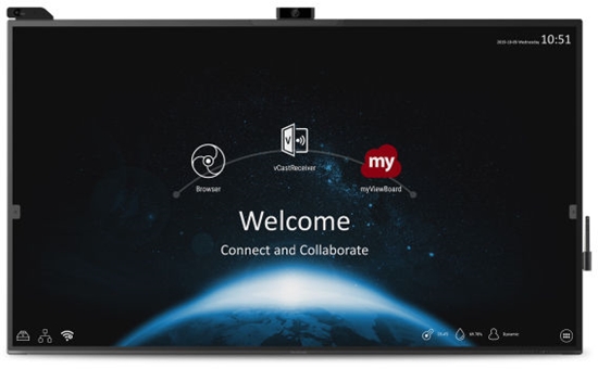 Изображение Viewsonic IFP6570 interactive whiteboard 165.1 cm (65") 3840 x 2160 pixels Touchscreen Black HDMI