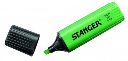 Изображение STANGER highlighter, 1-5 mm, green, Box 10 pcs. 180006000
