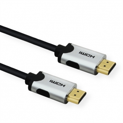 Attēls no VALUE HDMI 10K Ultra High Speed Cable, M/M, black, 2 m