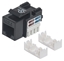 Attēls no Intellinet Keystone Jack, Cat6, UTP, Punch-down, Black