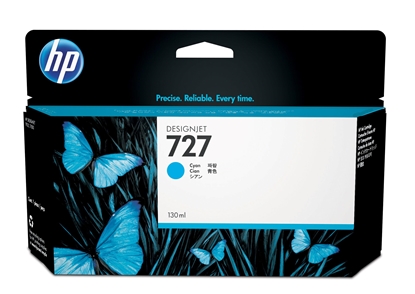Attēls no HP 727 130-ml Cyan DesignJet Ink Cartridge