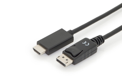 Изображение Digitus DisplayPort Adapter Cable, DP - HDMI type A