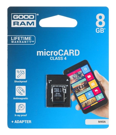 Изображение Goodram M40A 8 GB MicroSDHC UHS-I Class 4