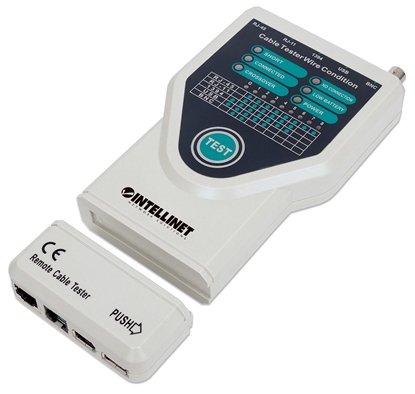 Attēls no Intellinet 5-in-1 Cable Tester, Tests 5 Commonly Used Network and Computer Cables