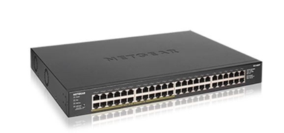 Изображение Netgear GS348PP Unmanaged Gigabit Ethernet (10/100/1000) Power over Ethernet (PoE) Black