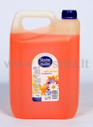 Picture of Soap, liquid, with glycerin, floral fragrance 5l