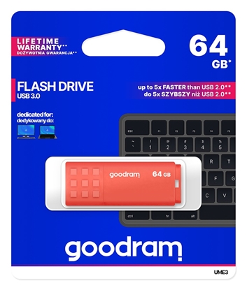 Attēls no Goodram USB 3.0 64GB Orange