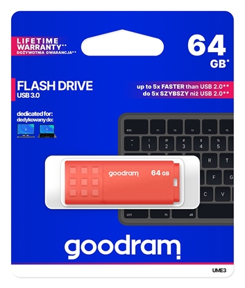 Picture of Goodram USB 3.0 64GB Orange
