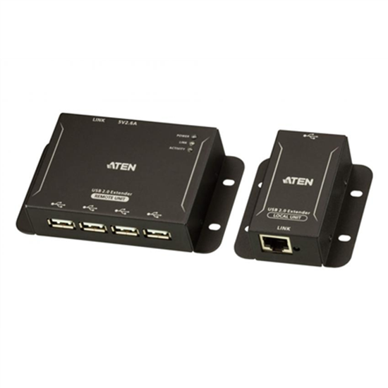 Изображение Aten 4-Port USB 2.0 CAT 5 Extender (up to 50m)
