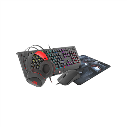 Изображение Genesis Cobalt 330 RGB Keyboard + Mouse + Headphones + Mousepad