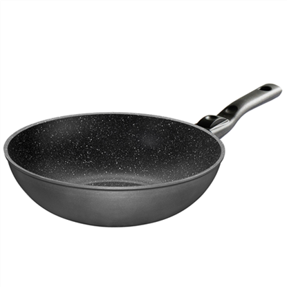 Picture of Stoneline | 19569 | Pan | Wok | Diameter 30 cm | Suitable for induction hob | Removable handle | Anthracite