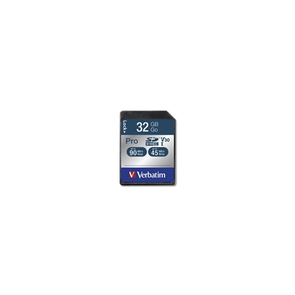 Picture of Verbatim SDHC Card Pro 32GB Class 10 UHS-I