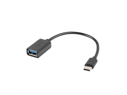 Picture of Adapter USB C(M)-USB-A (F)2.0 0.15M OTG Czarny 