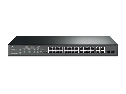 Изображение TP-Link T1500-28PCT Managed L2 Fast Ethernet (10/100) Power over Ethernet (PoE) 1U Black