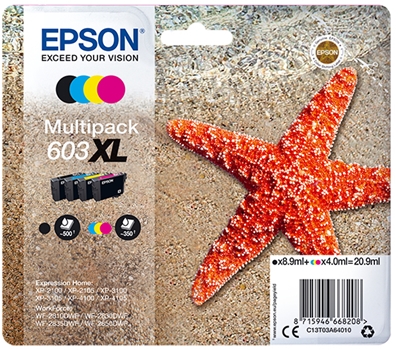 Attēls no Epson Multipack 4-colours 603 XL                    T 03A6