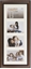 Picture of Photo frame Ema Gallery 20x50/4/10x15, brown (VF3969)