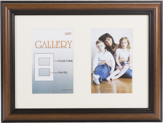 Picture of Photo frame Ema Gallery 21x29,7/2/10x15, brown (VF3969)