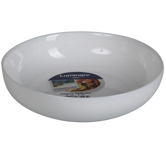 Picture of Šķīvis Friends Time dziļais, balts 17cm