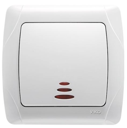 Picture of Carmen 1-pola elektrības slēdzis ar indikatoru