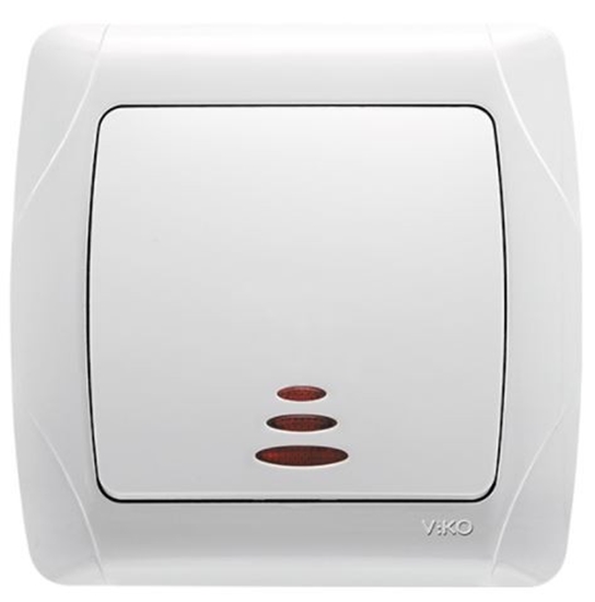 Picture of Carmen 1-pola elektrības slēdzis ar indikatoru