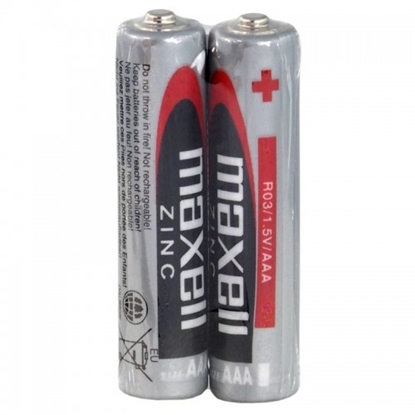 Attēls no LR03 AAA baterija 1.5V Maxell Zinc-carbon MN2400 E92 iepakojuma 2 gb.