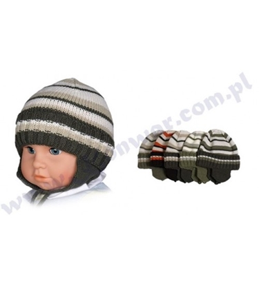 Изображение 42-44 cm bērnu cepure zēniem P-CZ-106E dažādas krāsas