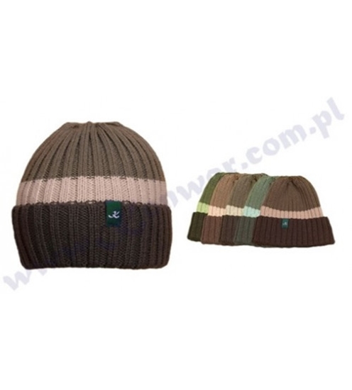 Picture of 54-56 cm bērnu cepure zaļas un brūnas P-CZ-361E