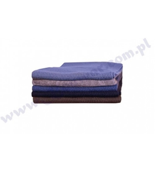 Picture of Šalle 170x20 cm zila, brūna un haki krāsas P-SZ-11