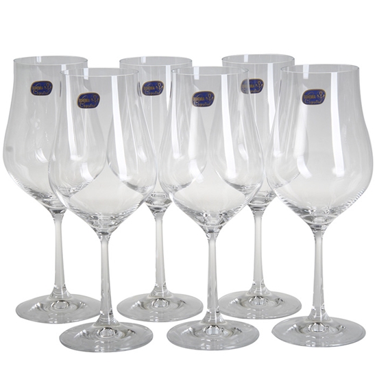 Picture of Glāzes sarkantvīna Tulipa 450ml 6gab.