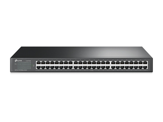 Picture of TP-Link TL-SF1048 network switch Unmanaged Fast Ethernet (10/100) 1U Black