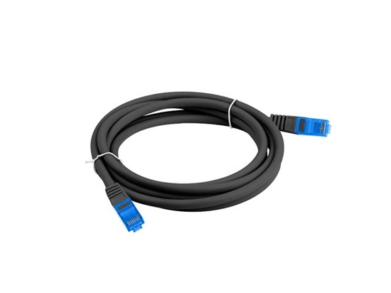 Изображение !Patchcord kat.6a S/FTP CCA 2.0m Czarny 