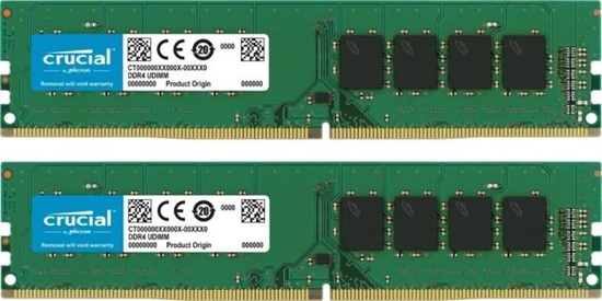 Picture of Crucial DDR4-3200 Kit       64GB 2x32GB UDIMM CL22 (16Gbit)