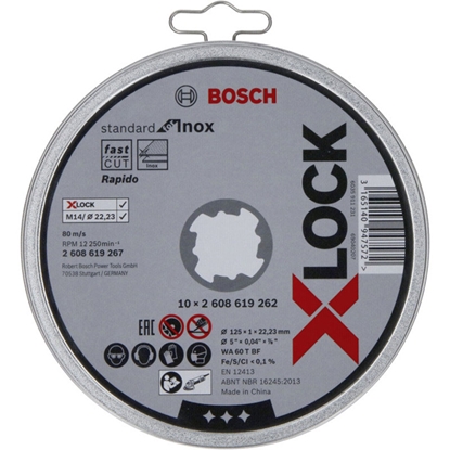 Attēls no Abr.disks Bosch 125X1X22.23mm