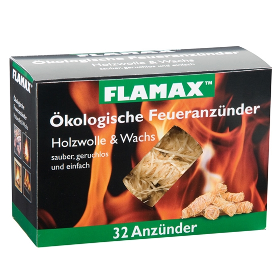 Изображение Aizdedzin. Rullīši Flamax kokosskaidu ekoloģiski 32gab.