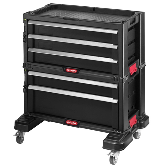 Picture of Instrumentu ratiņi 5-atvilknes