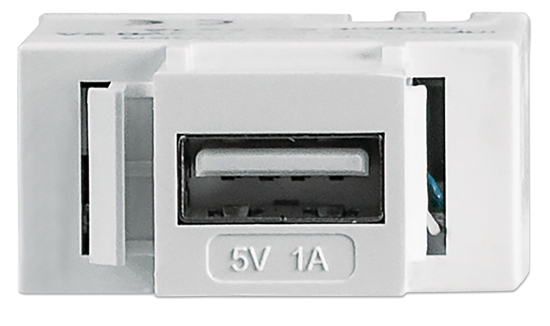 Picture of Intellinet Keystone Jack, Charging Port for USB Type-A, Output 5 V / 1 A