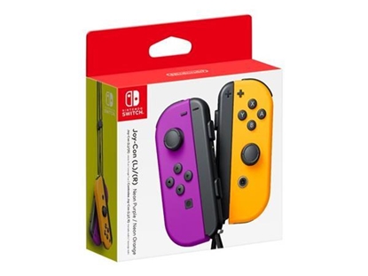 Attēls no Nintendo Joy-Con 2-Pack Neon Lila / Neon Orange