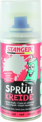 Attēls no STANGER Spray chalk, red, 150 ml 115102