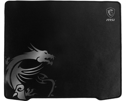 Attēls no MSI AGILITY GD30 Pro Gaming Mousepad '450mm x 400mm, Pro Gamer Silk Surface, Iconic Dragon Design, Anti-slip and shock-absorbing rubber base, Reinforced stitched edges'