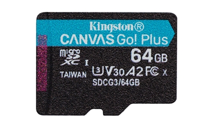 Attēls no Atmiņas karte Kingston  Canvas Go Plus MicroSDXC 64GB