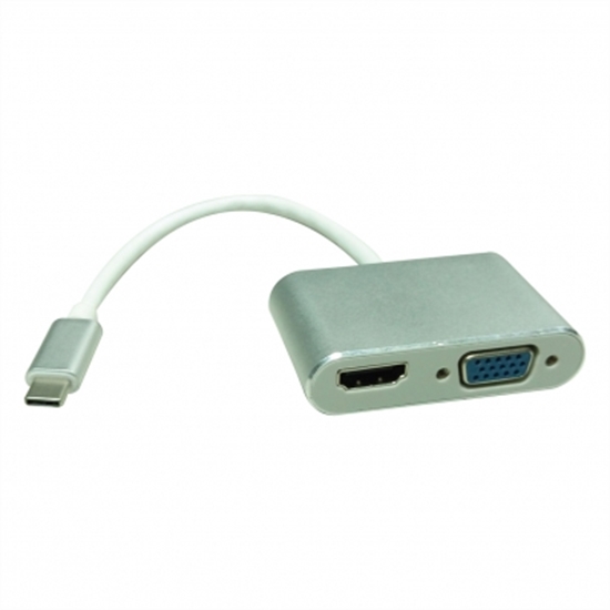 Picture of ROLINE Type C - HDMI/VGA Adapter, M/F