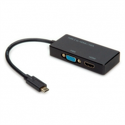 Picture of VALUE Type C - HDMI/VGA Adapter, M/F