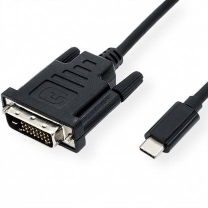 Attēls no VALUE USB Type C - DVI Cable, M/M, 1 m