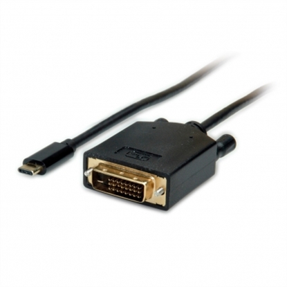Attēls no VALUE USB Type C - DVI Cable, M/M, 2 m