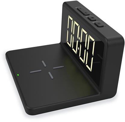 Picture of Platinet alarm clock + wireless charger 5W (45101)