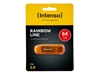 Picture of Intenso Rainbow Line        64GB USB Stick 2.0