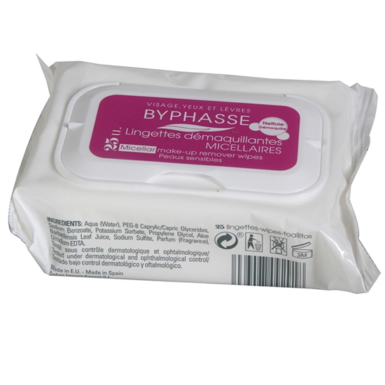 Picture of Mitrās salvetes Sejas tīrīšanas BYP 25gab.