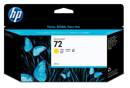 Изображение HP C 9373 A ink cartridge yellow Vivera                    No. 72