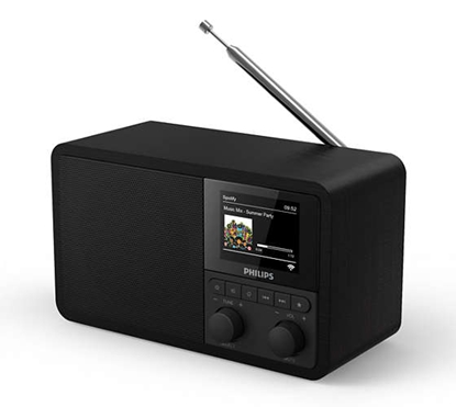 Picture of Philips Internet Radio TAPR802/12, Spotify, DAB and FM, 3W, Black