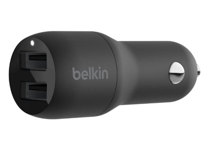 Изображение Belkin USB-A Car Charger 24W black CCB001btBK
